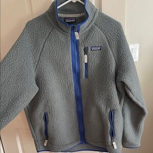 Patagonia Mens Gray Fleece Jacket